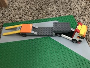 Lego Semi Truck and Trailer Set