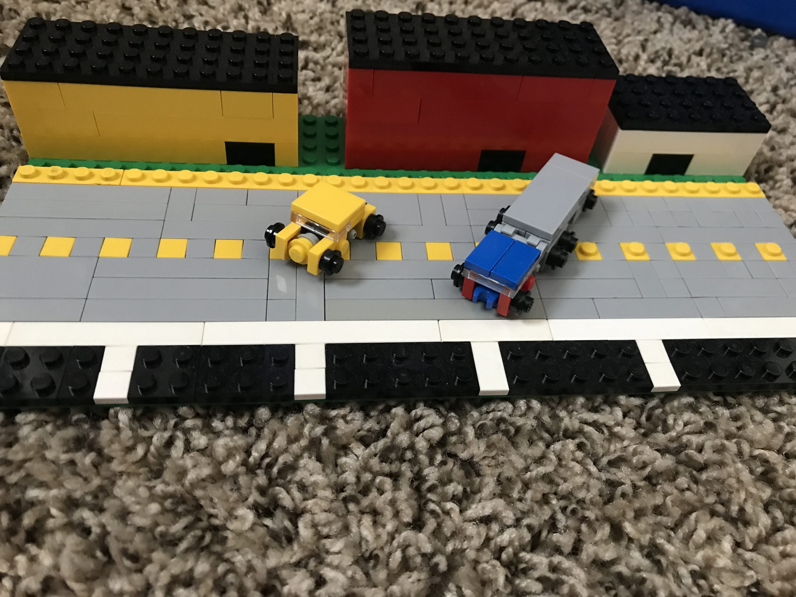 Lego Mini Transformers Bumblebee and Optimus Prime