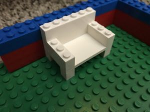 Lego Living Room Couch's and Table set - 2