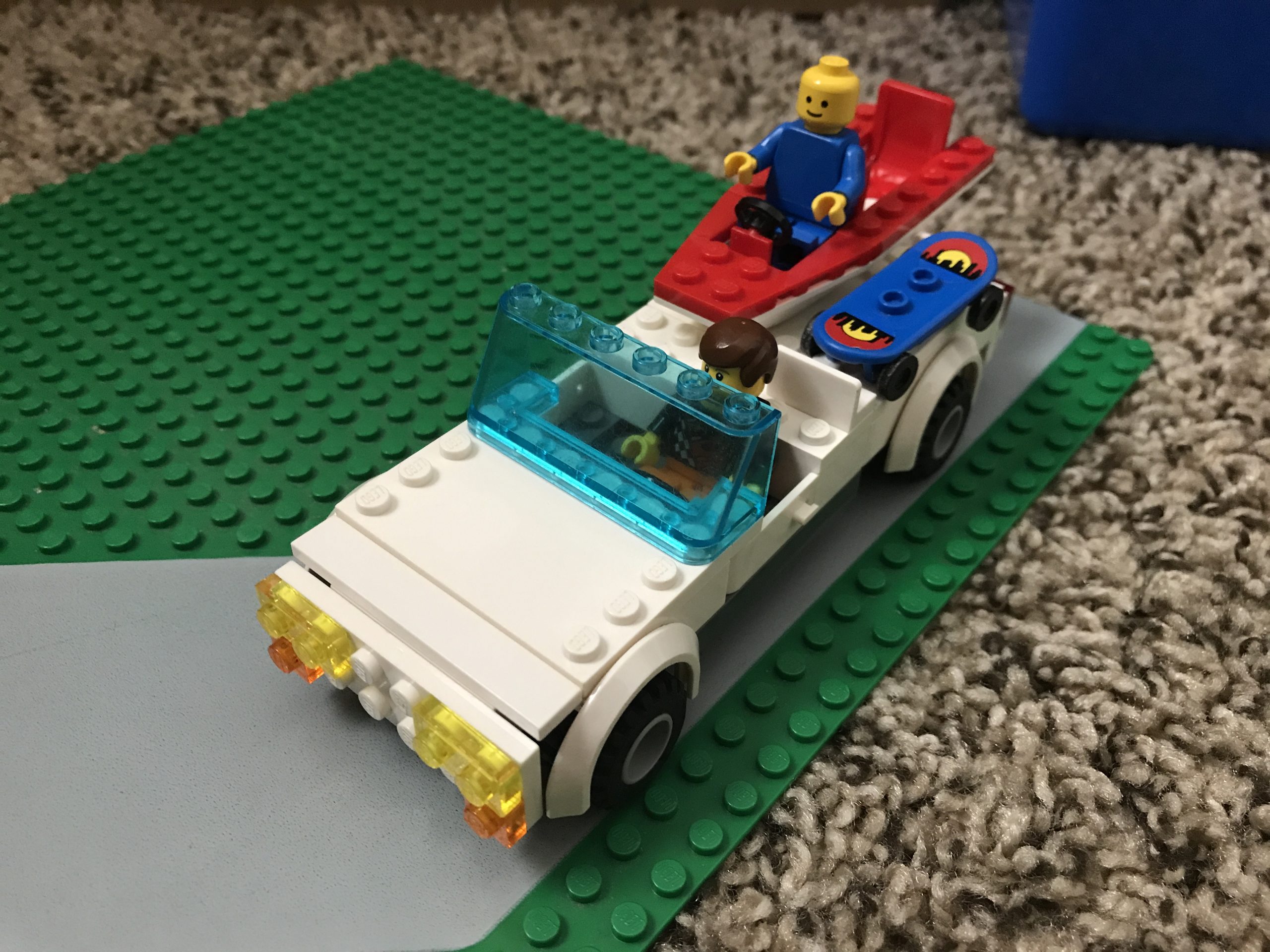 Lego Truck with Jet-ski and Skateboard