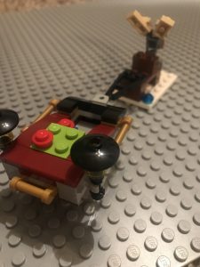 Mini Lego Reindeer and Sleigh - 1